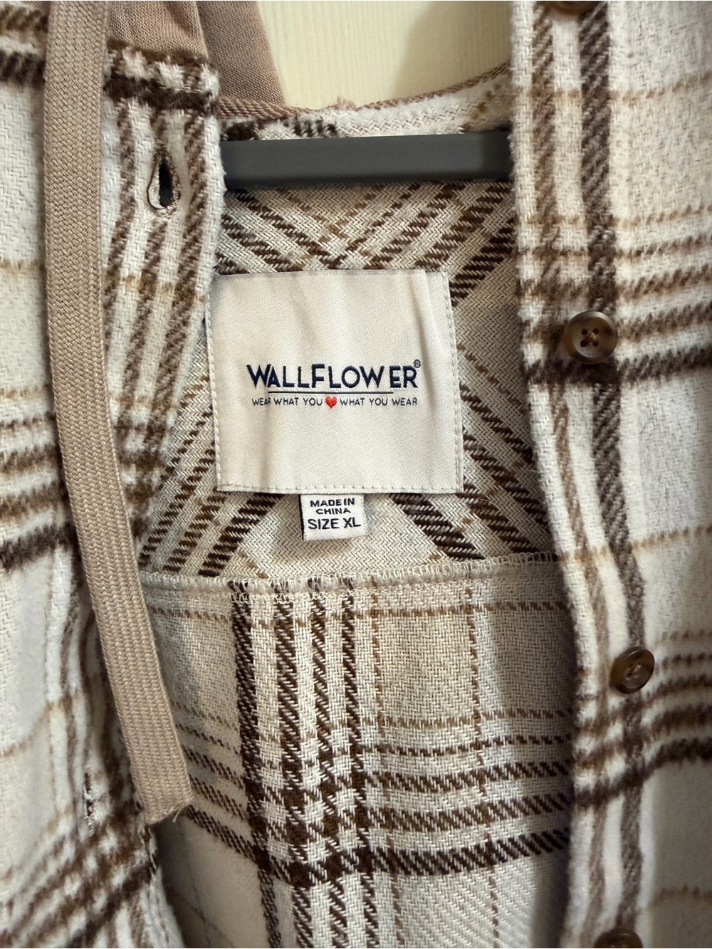 Wallflower Button Up Hoodie - Picture 4 of 5